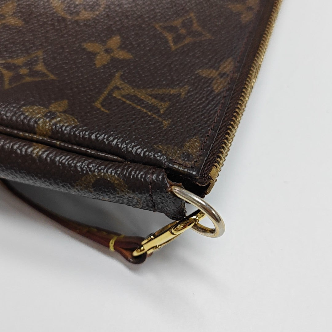 ACCESSOIRES Monogram Coated Canvas Brown