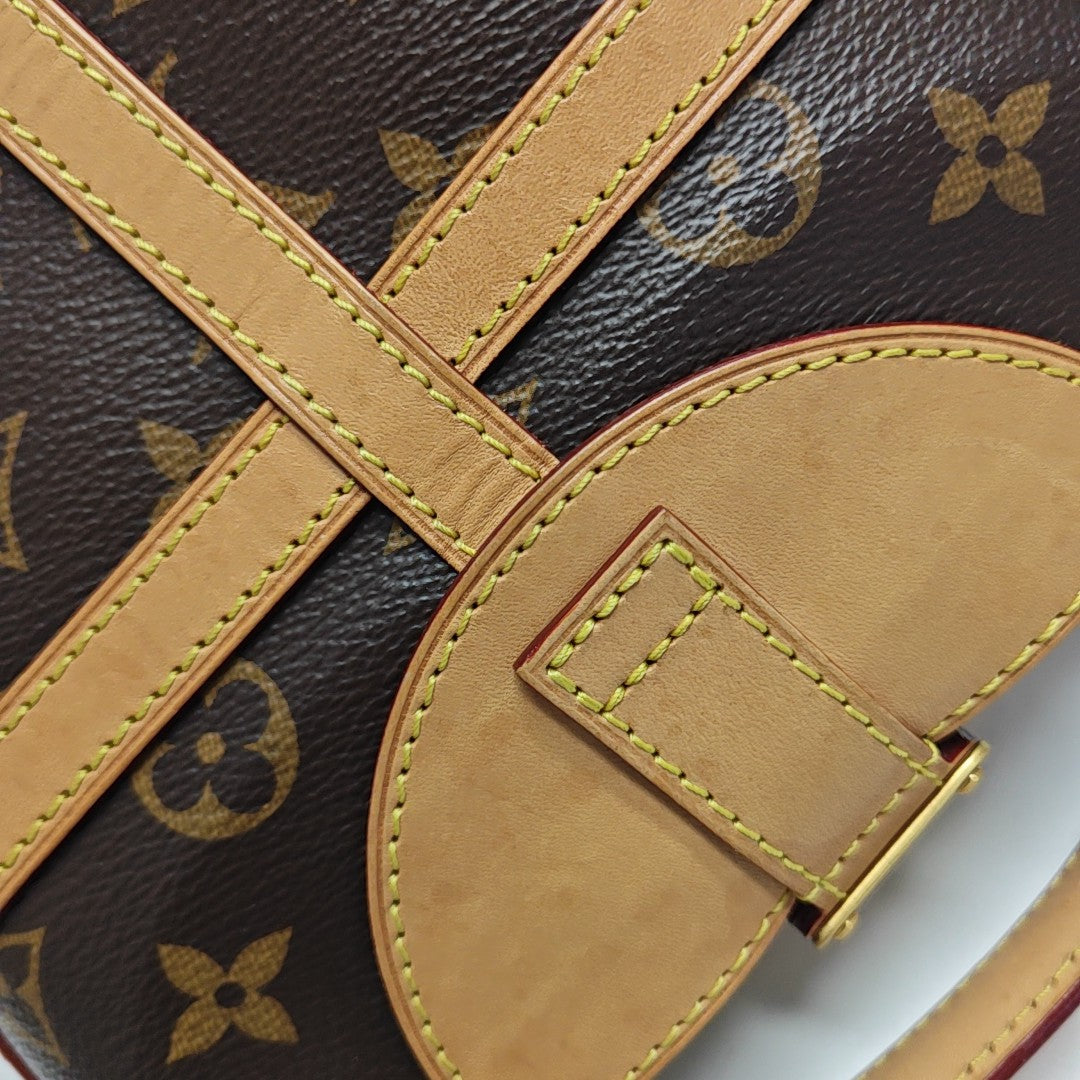 DUFFLE Monogram Coated Canvas Brown