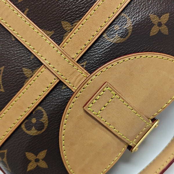 DUFFLE Monogram Coated Canvas Brown