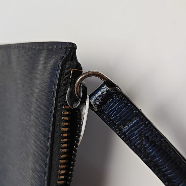 Calfskin Clutch Blue