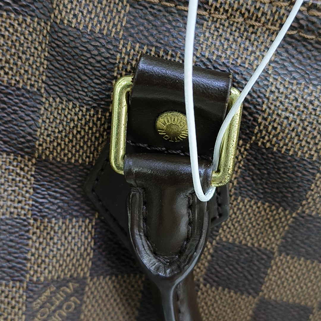 SPEEDY 30 Damier Ebene Coated Canvas Brown