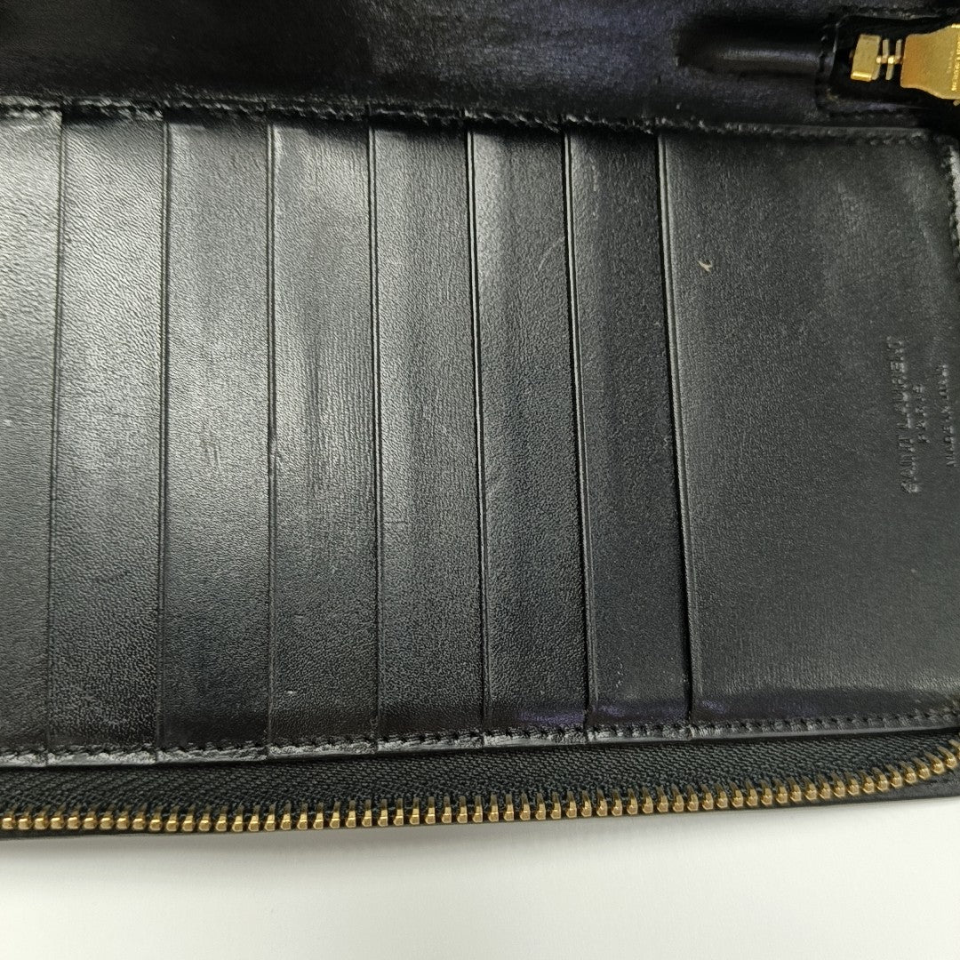 Calfskin Wallet Black