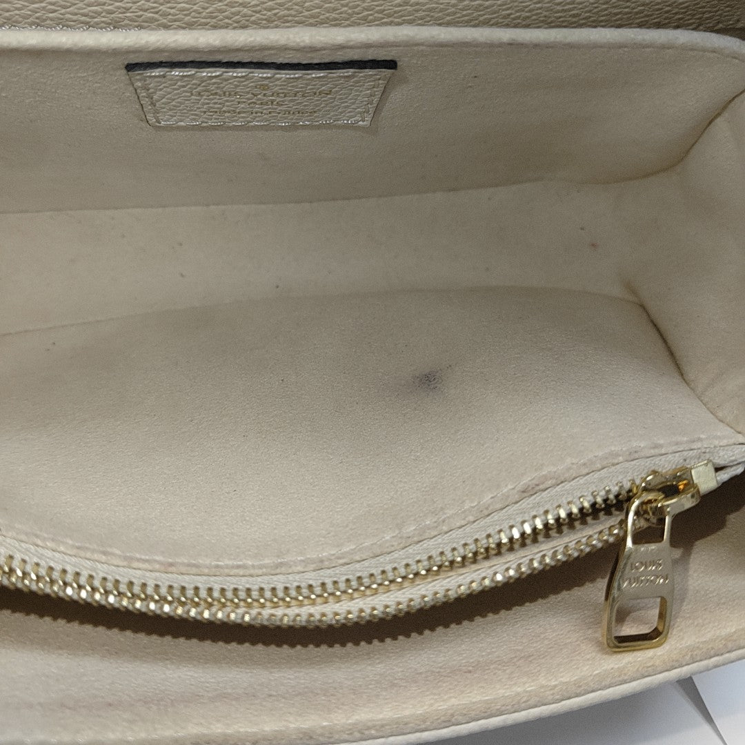 MÉTIS EAST WEST Monogram Calfskin Beige