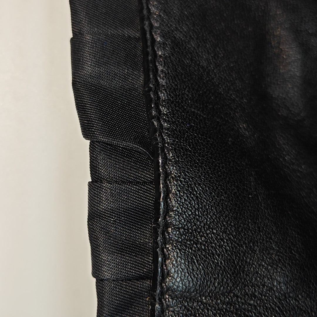 Nylon Top Handle Bag Black