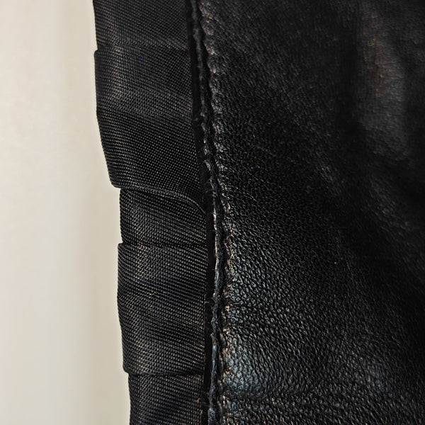 Nylon Top Handle Bag Black