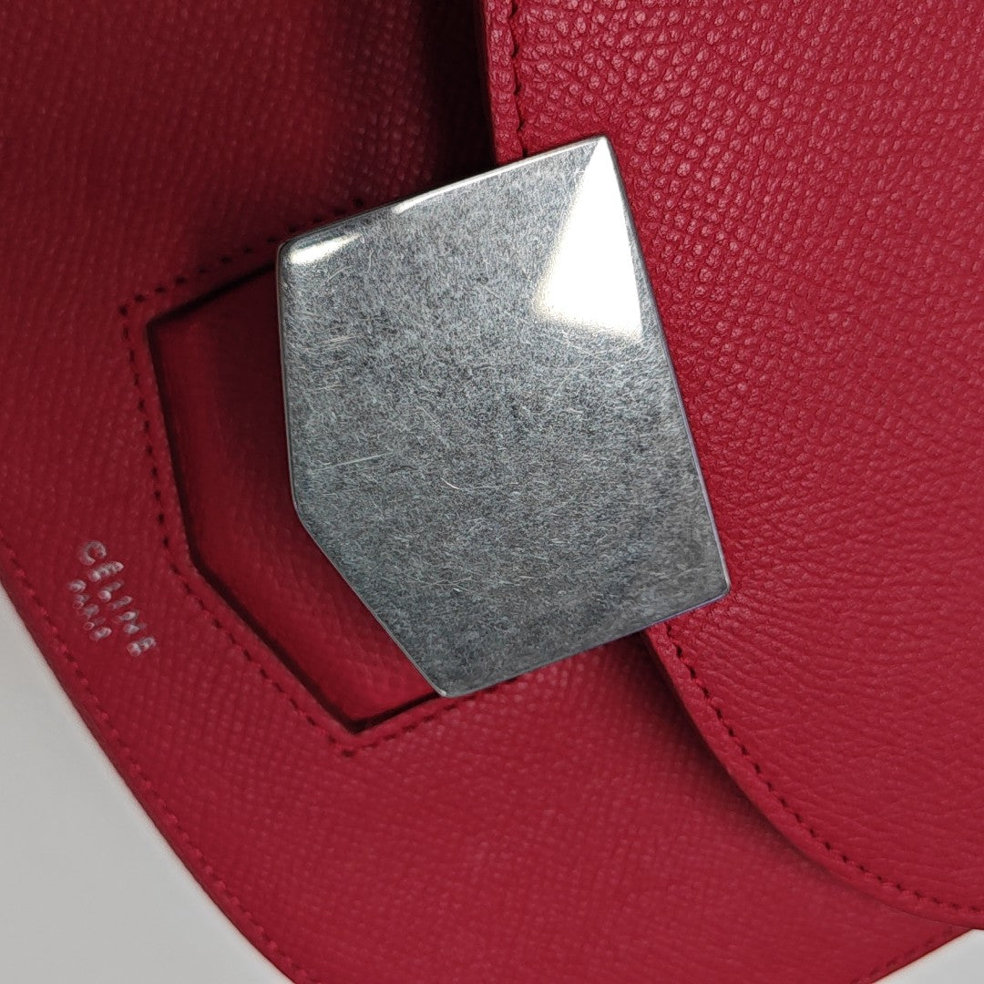 TROTTEUR Small Calfskin Red