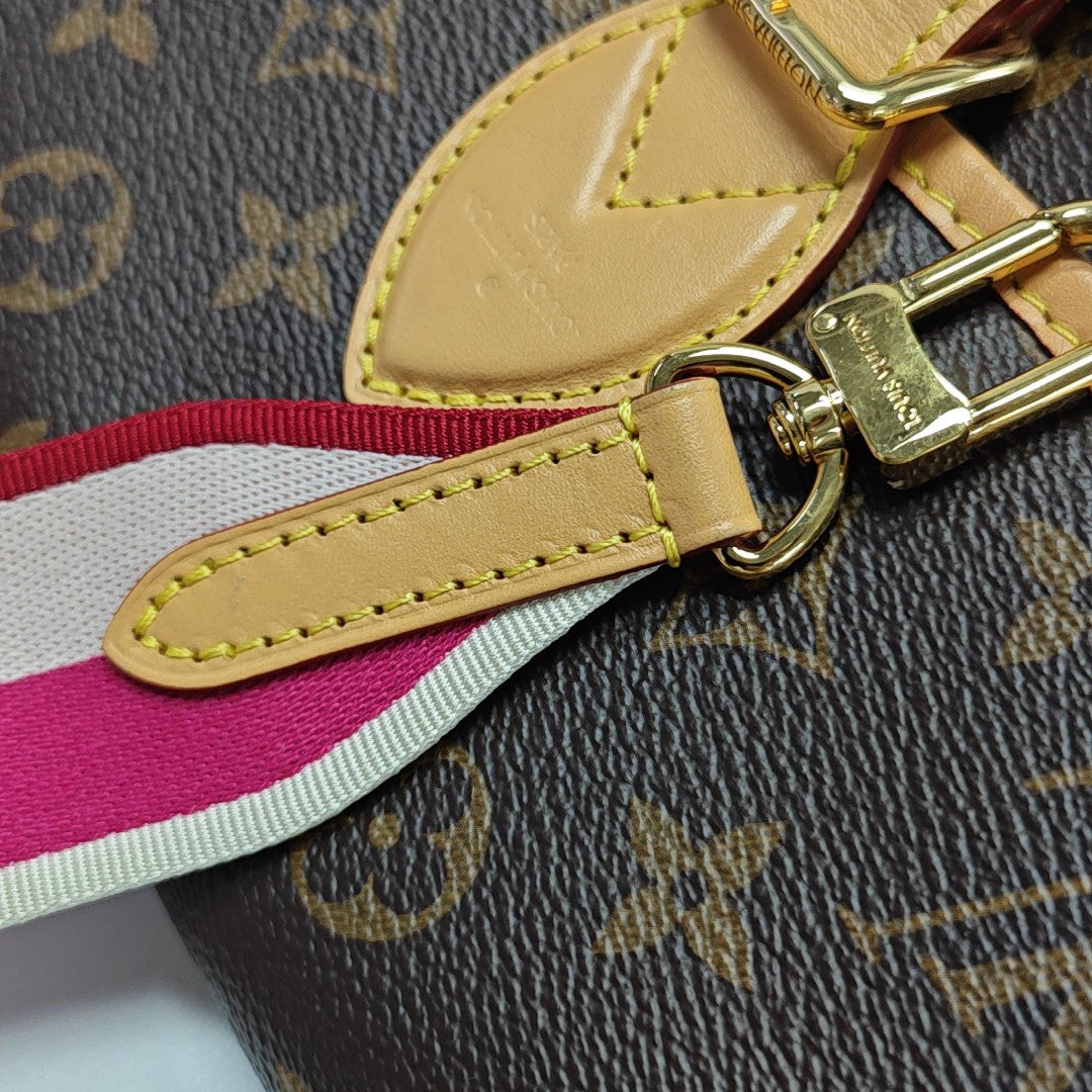 DIANE Monogram Coated Canvas Brown