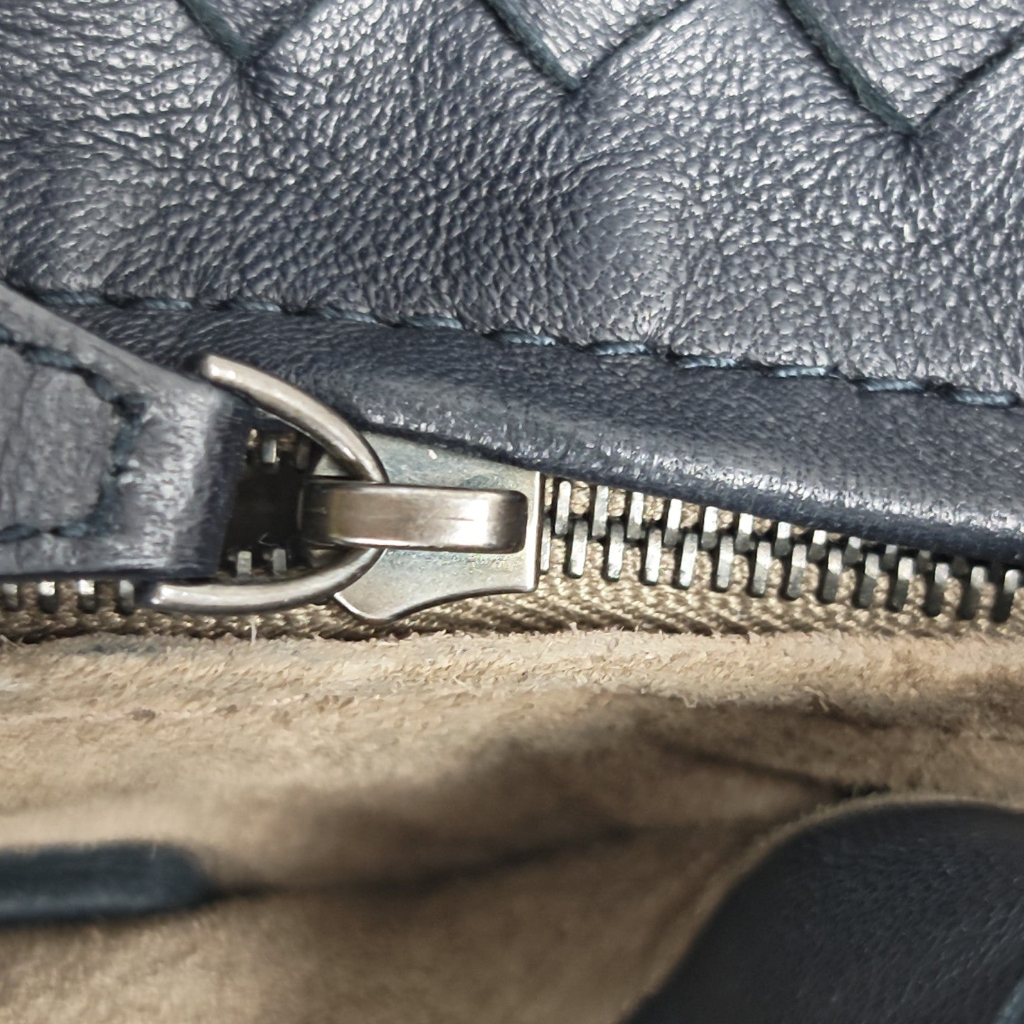 Lambskin Bucket Bag Blue