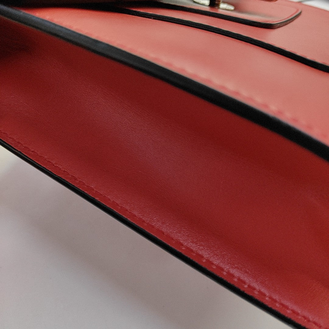 SERPENTI FOREVER Medium Calfskin Red