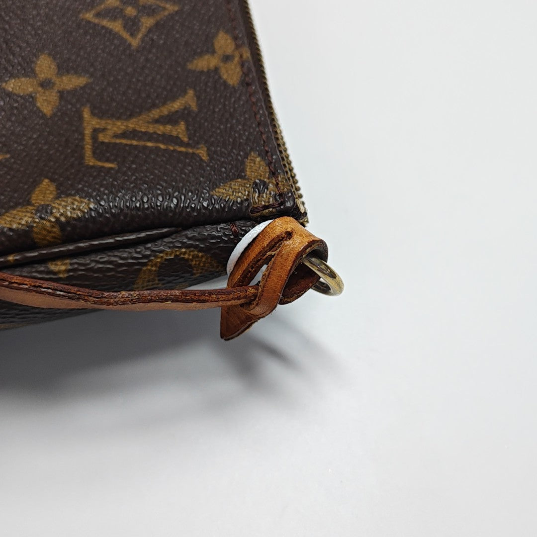 ACCESSOIRES Monogram Coated Canvas Brown