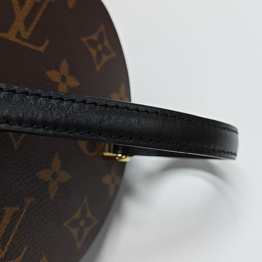 CANNES PM Monogram Coated Canvas Brown