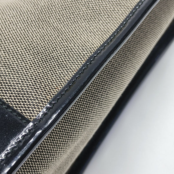Canvas Top Handle Bag Brown