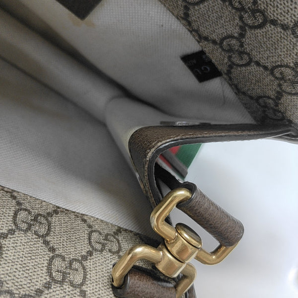 Neo Vintage Small Monogram Coated Canvas Beige