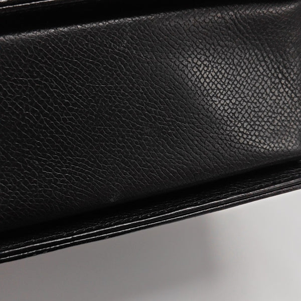 Calfskin Shoulder Bag Black