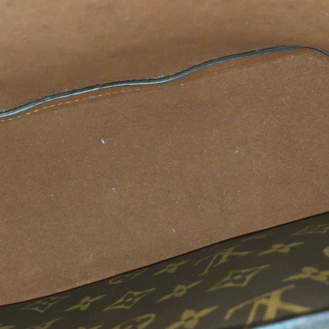 NÉONOÉ MM Monogram Coated Canvas Brown