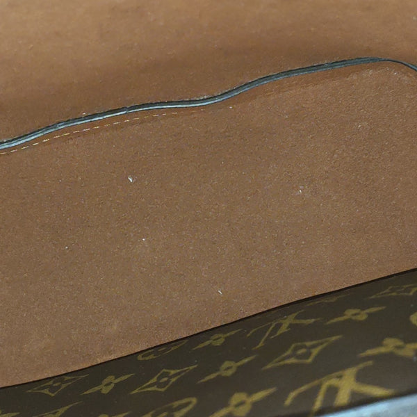 NÉONOÉ MM Monogram Coated Canvas Brown