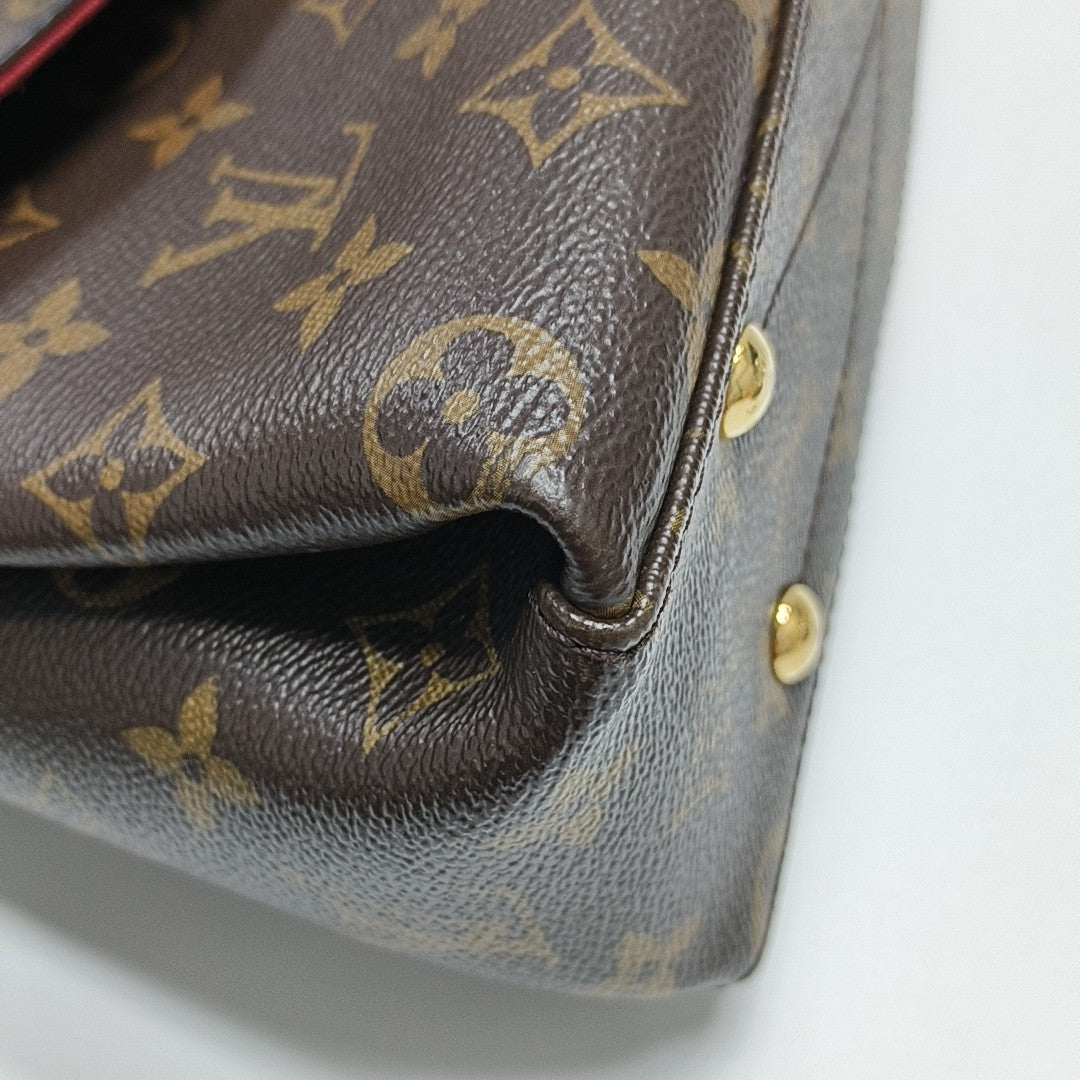 GEORGES BB Monogram Coated Canvas Brown