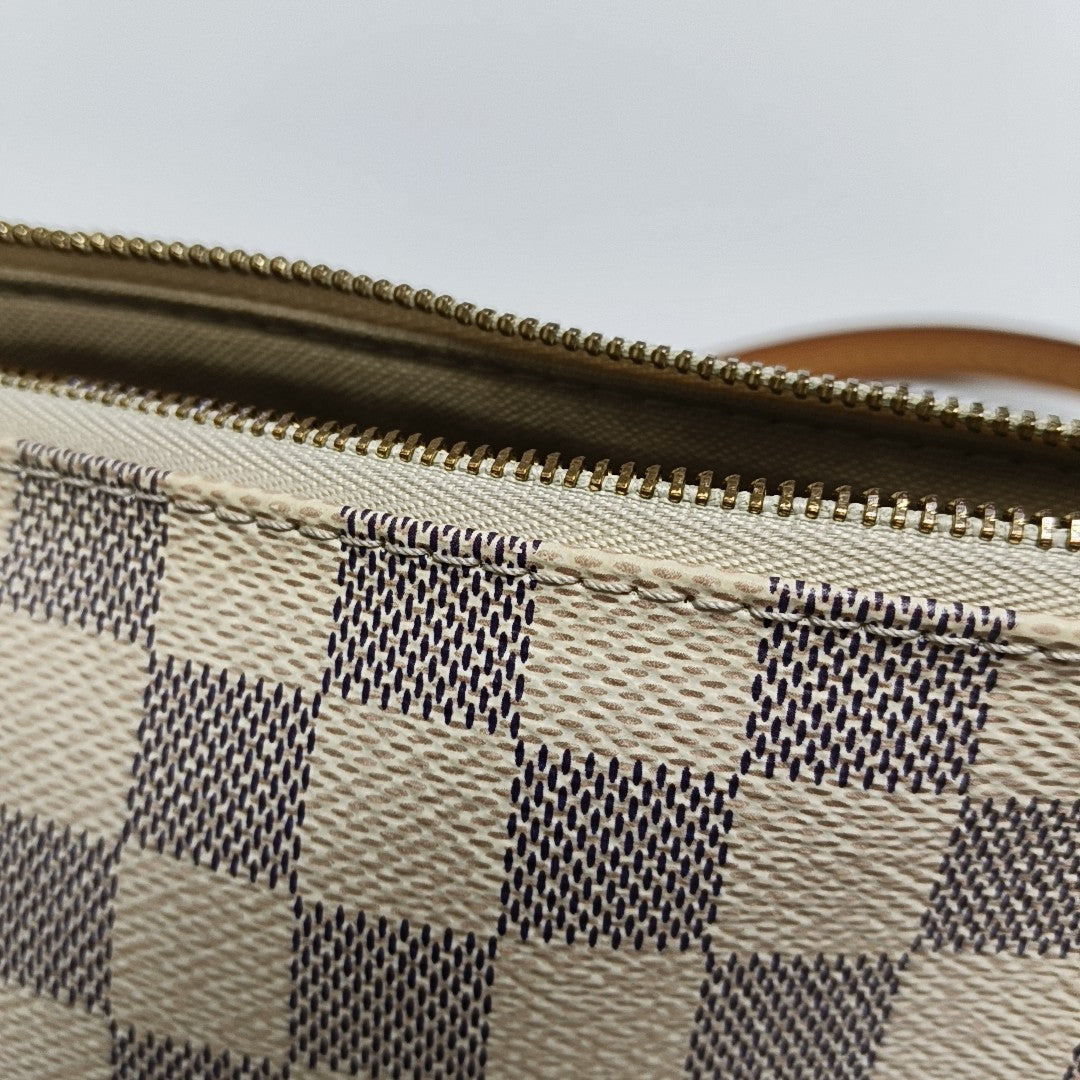 ACCESSOIRES GM Damier Azur Coated Canvas White