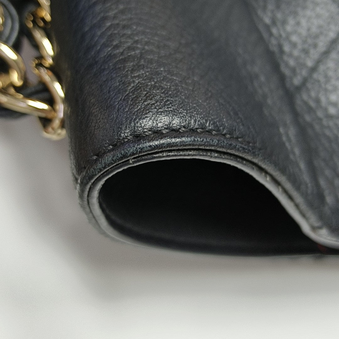 BOWLING Quilted Calfskin Black