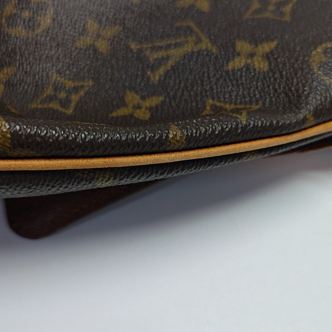 MUSETTE TANGO Monogram Coated Canvas Brown