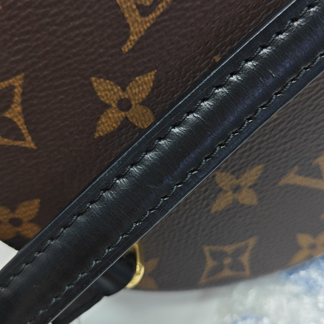 CANNES PM Monogram Coated Canvas Brown
