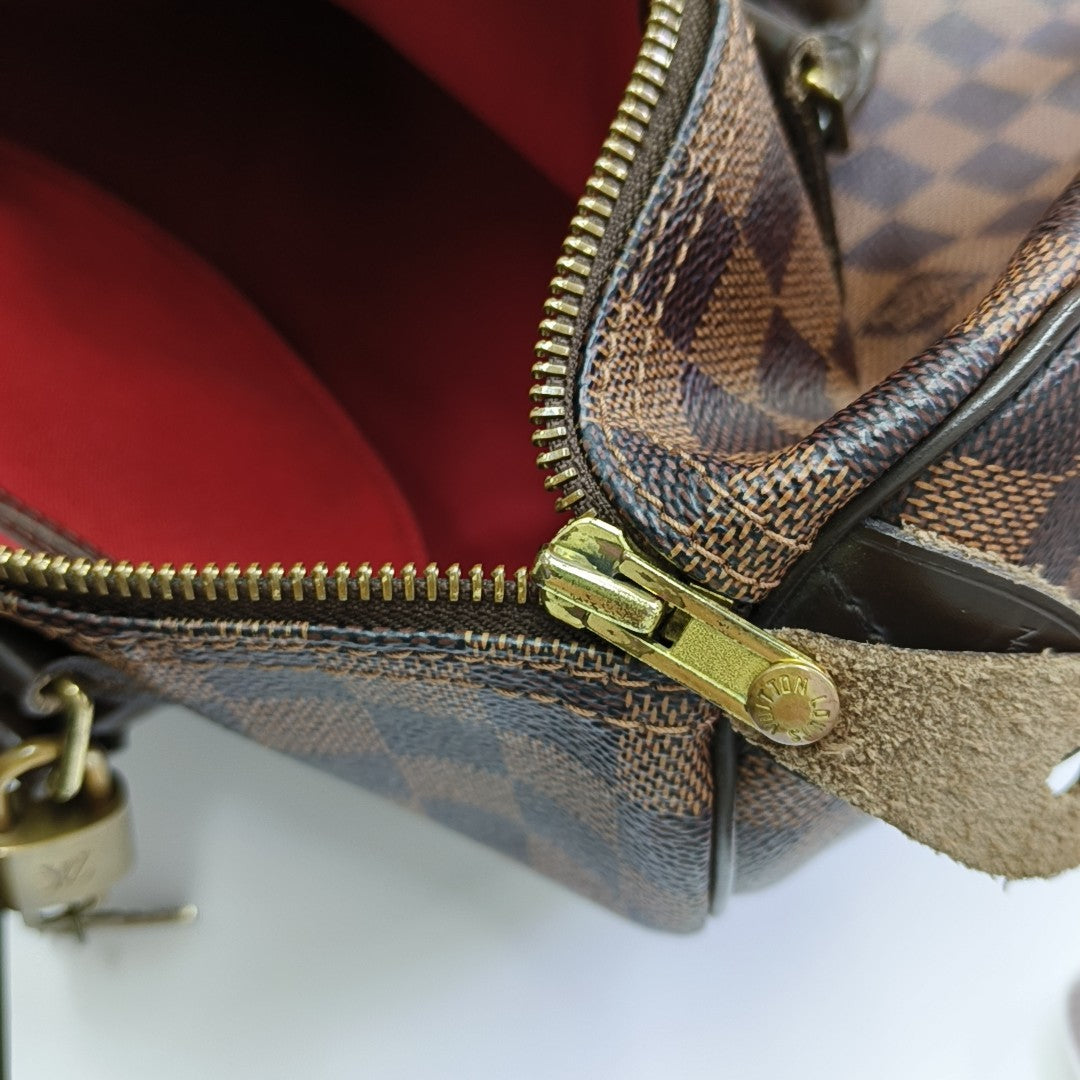 SPEEDY 30 Damier Ebene Coated Canvas Brown