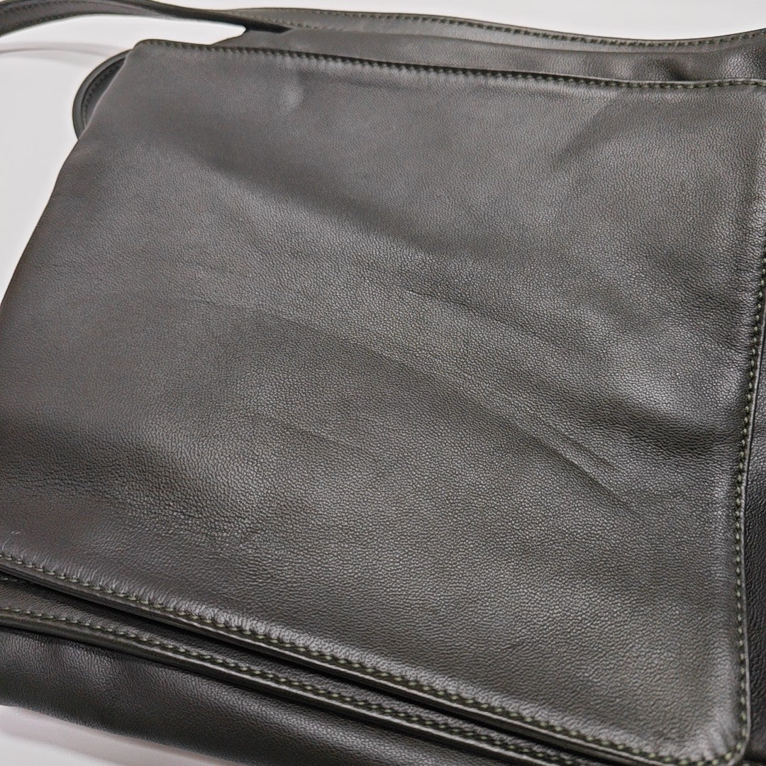 Calfskin Shoulder Bag Green