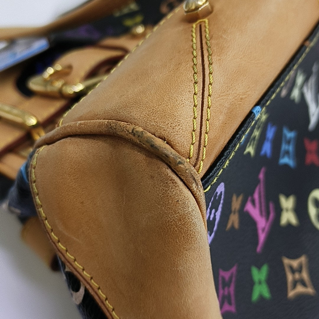 LV × TM CLAUDIA Monogram Coated Canvas Black