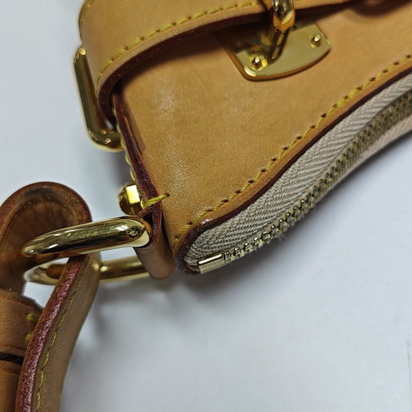 LV × TM GRETA Monogram Coated Canvas White