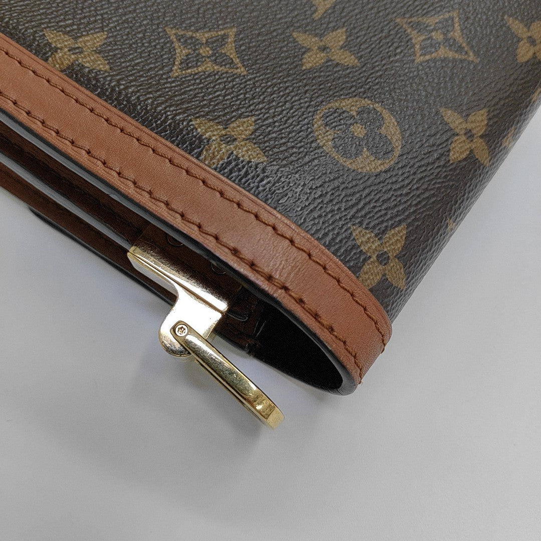 DAUPHINE MM Monogram Coated Canvas Brown