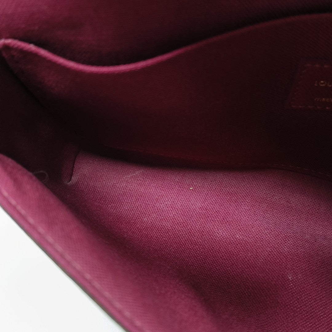 FÉLICIE Monogram Coated Canvas Brown