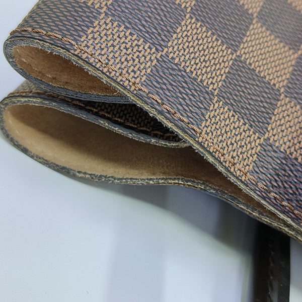 KENSINGTON BOWLING Damier Ebene Coated Canvas Brown