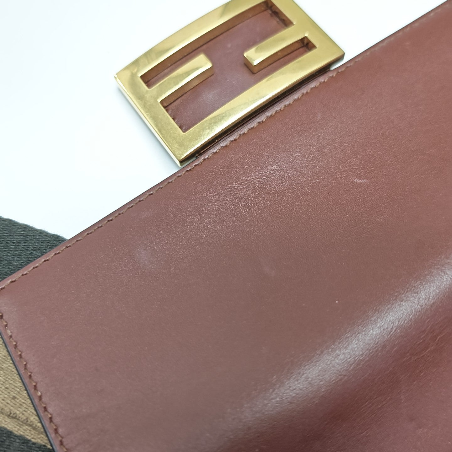 Baguette Mini Calfskin Red