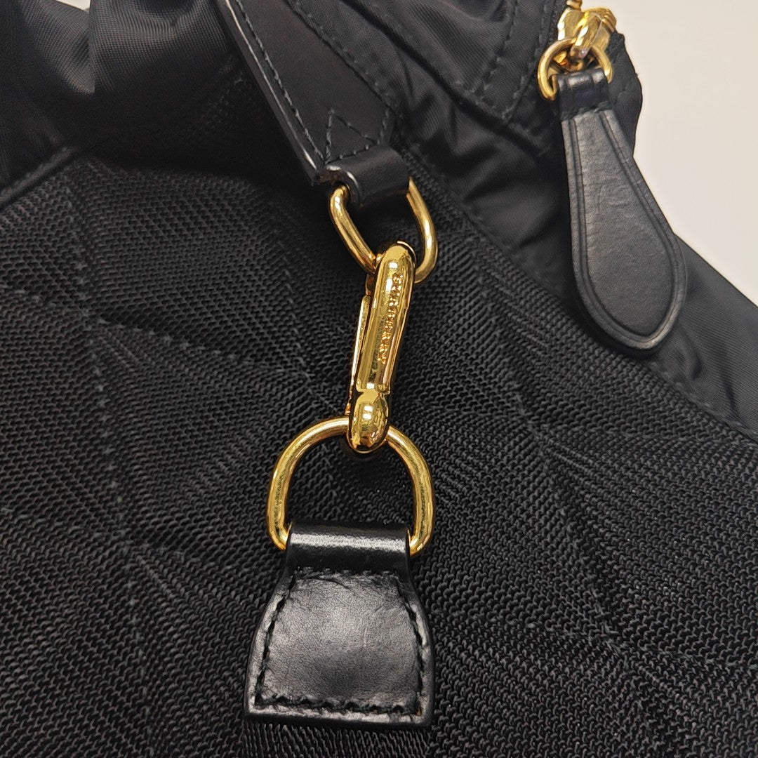 The Rucksack Nylon Black