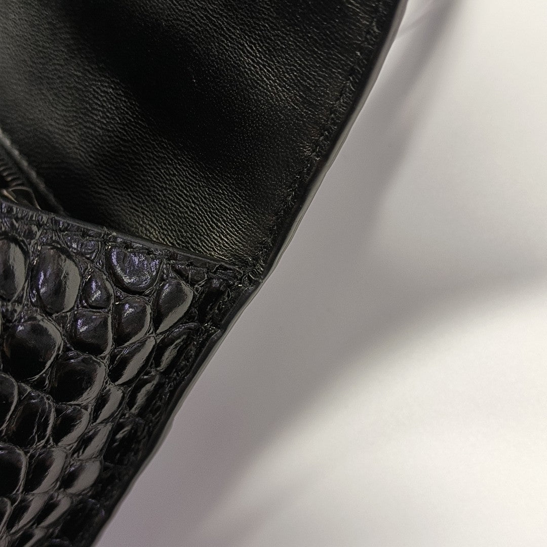 Hourglass S Calfskin Black
