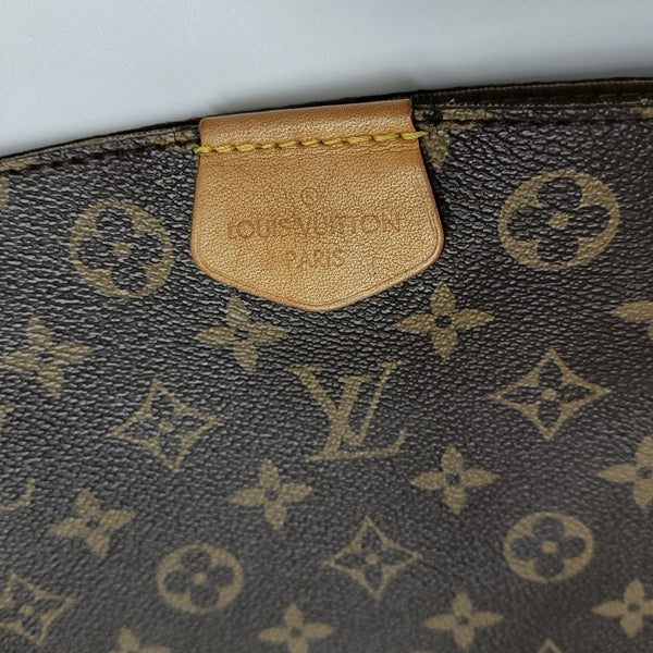 GRACEFUL PM Monogram Coated Canvas Brown