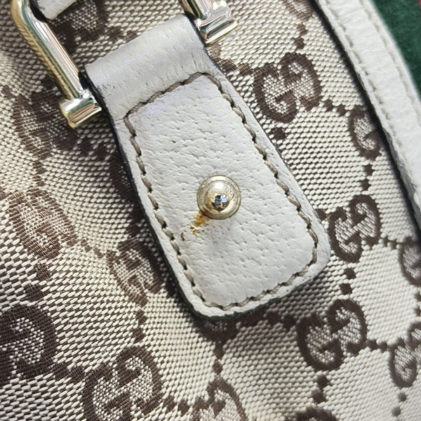 Monogram Canvas Tote Bag Brown