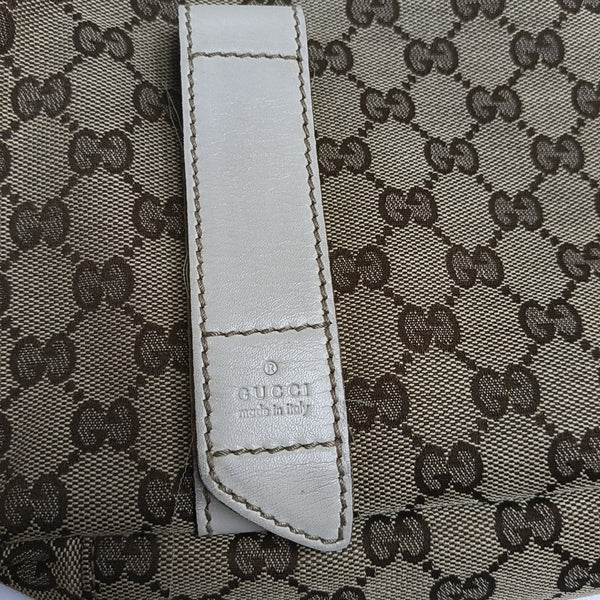 Monogram Canvas Crossbody Bag Large Black