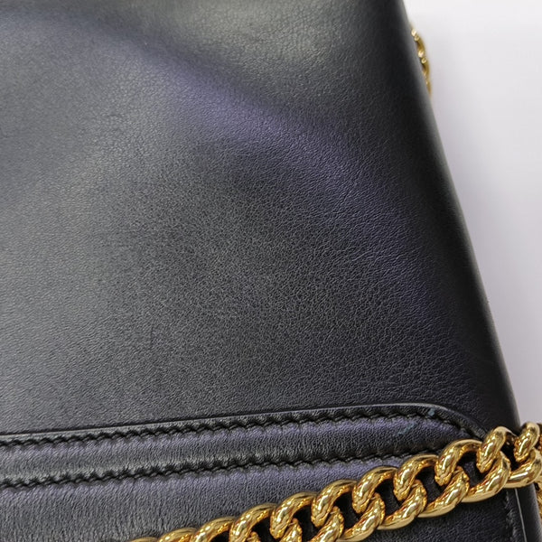 Calfskin Shoulder Bag Black