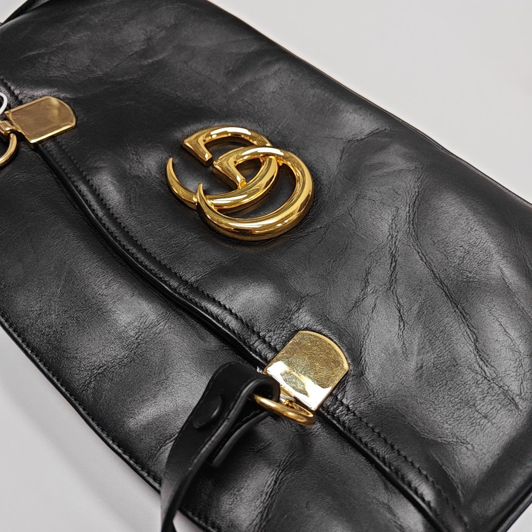 Arli Large Calfskin Black