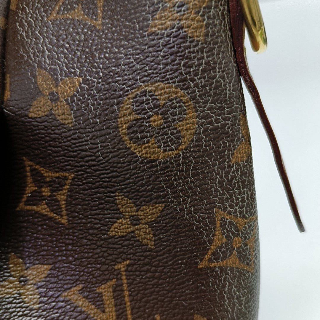 TURENNE PM Monogram Coated Canvas Brown