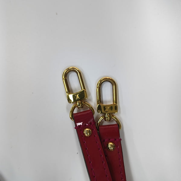 ALMA BB Monogram Patent Leather Red