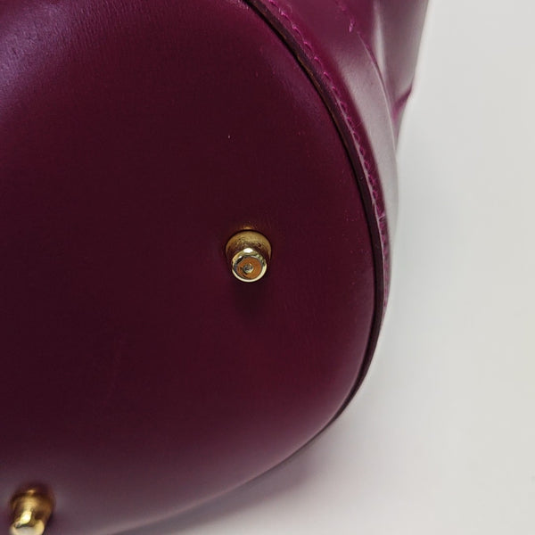 Calfskin Bucket Bag Red