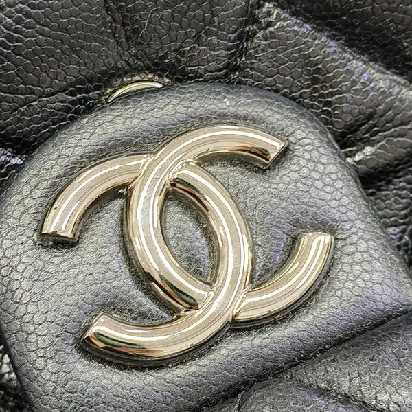 Quilted Grained Calfskin Black