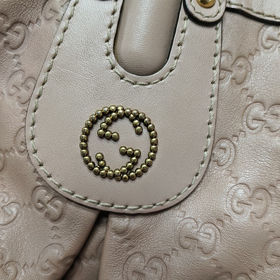 Sukey Monogram Calfskin Rosa