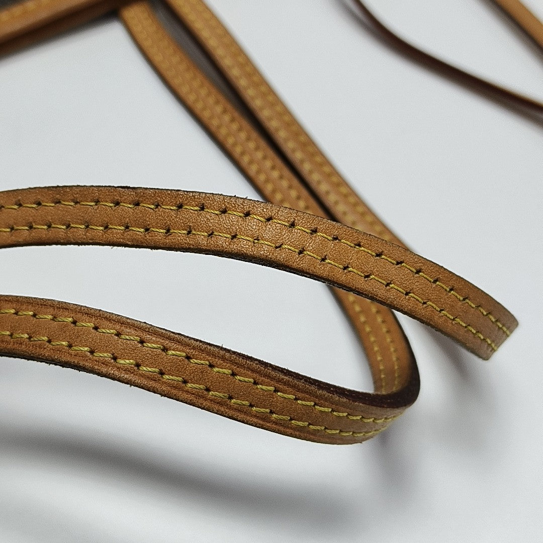 NEVERFULL MM Monogram Coated Canvas Brown