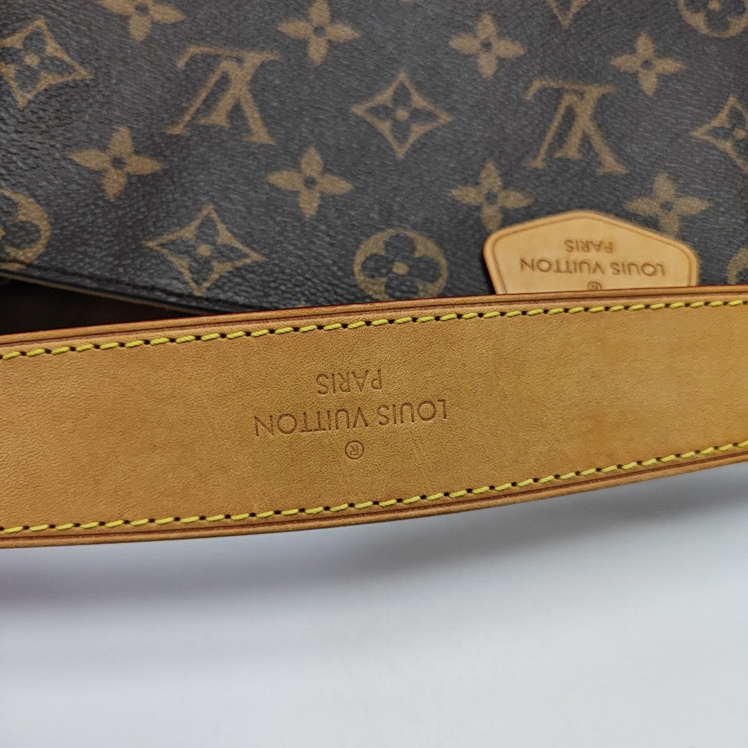 GRACEFUL TPM Monogram Coated Canvas Brown