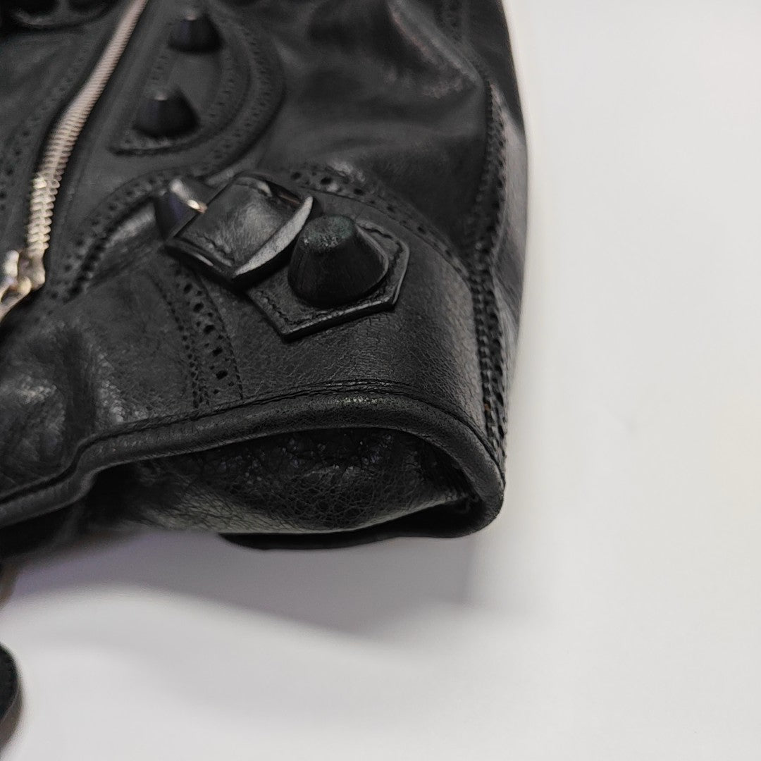 Classic City Medium Lambskin Black