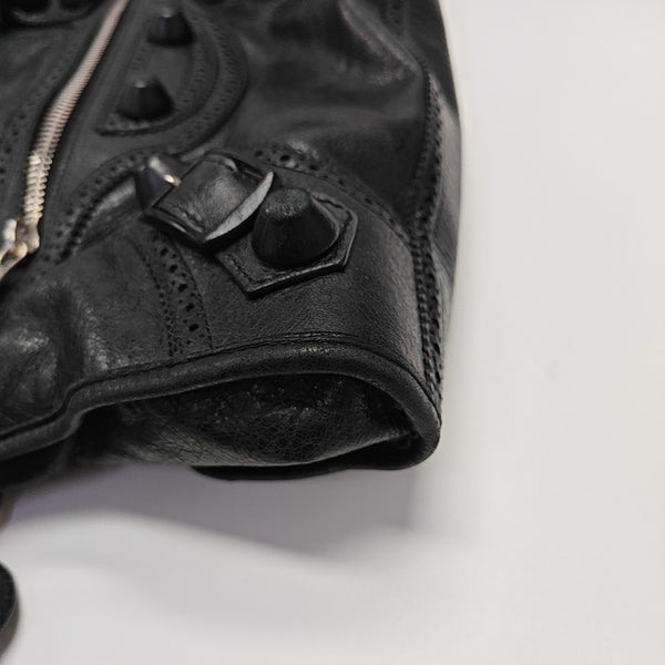 Classic City Medium Lambskin Black