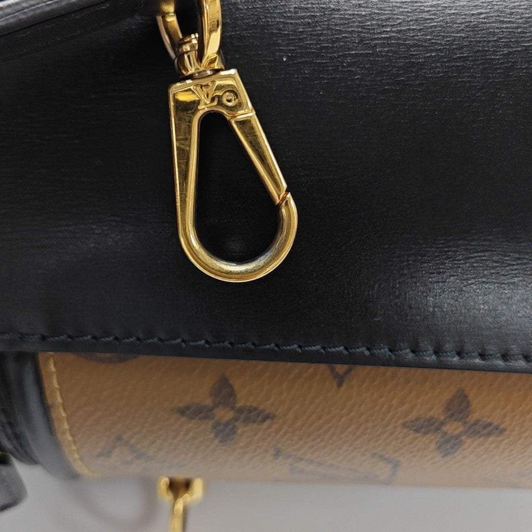 CANNES PM Monogram Coated Canvas Brown